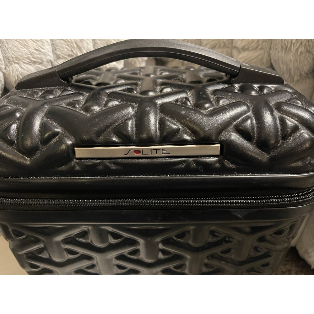 Chelsea Solite Black Vanity Case EUC Belk’s‎ Luggage